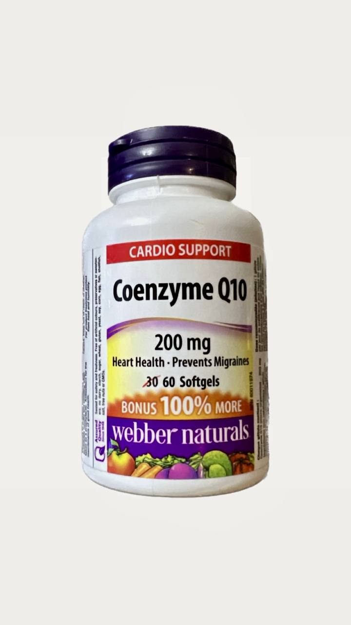 کپسول کوکیوتن ۲۰۰ میلی‌گرمی ۶۰ عددی Webber Naturals